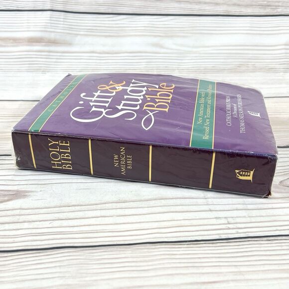 New American Catholic Gift & Study Bible Burgundy LeatherFlex 1987 Thomas Nelson - Picture 5 of 8